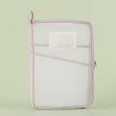 حقيبة تخزين أدوات مكتبية مقاس A4 بسحاب مزدوج الطبقات وحقيبة تنظيم مجلدات كبيرة الحجم ولوازم مكتبية مدرسية وحقيبة أدوات مكتبية